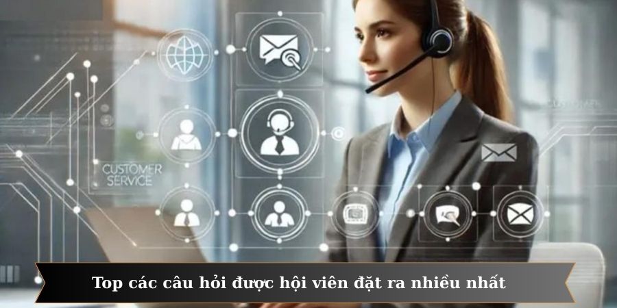 Top các câu hỏi được hội viên đặt ra nhiều nhất